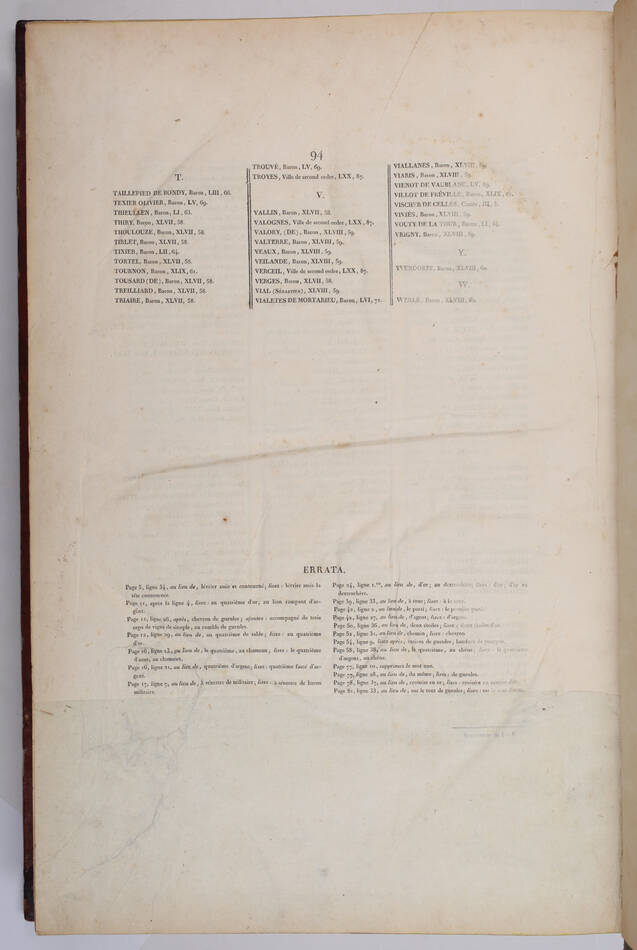 Simon - Armorial général de l Empire - 1812 - 2 tomes - In folio - Demi maroquin - Photo 13, livre ancien du XIXe siècle