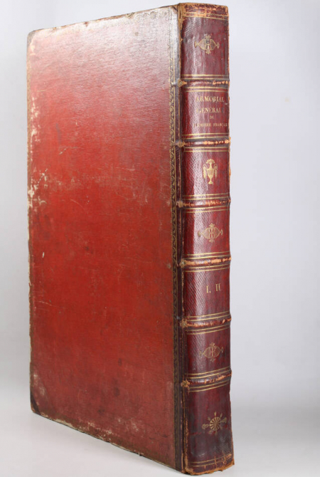 Simon - Armorial général de l Empire - 1812 - 2 tomes - In folio - Demi maroquin - Photo 4, livre ancien du XIXe siècle