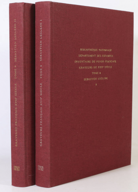 PREAUD - Inventaire des graveurs du 17e siècle - Sébastien Leclerc - 1980 - 2v - Photo 0, livre rare du XXe siècle