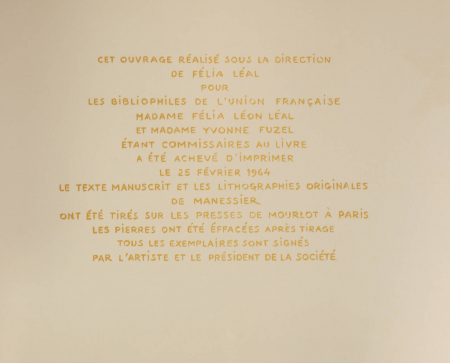 PEGUY Présentation de la Beauce à N-D de Chartres 1964 Alfred Manessier - Signé - Photo 15, livre rare du XXe siècle