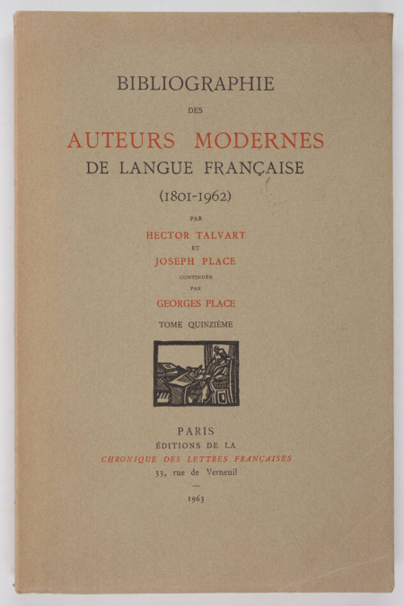 TALVART et PLACE - Bibliographie Littérature française (1801-1962) 15 : MIC-MIR - Photo 0, livre rare du XXe siècle