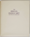 KANDINSKY - Du spirituel dans l art - 1949 - Grand bois gravé en couleurs - Photo 3, livre rare du XXe siècle