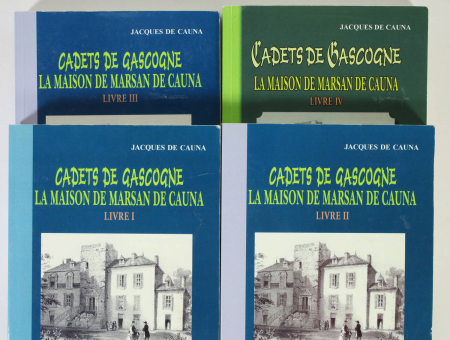 Cadets de Gascogne - La maison de Marsan de Cauna - 2005-2006 - 4 volumes - Photo 0, livre rare du XXIe siècle
