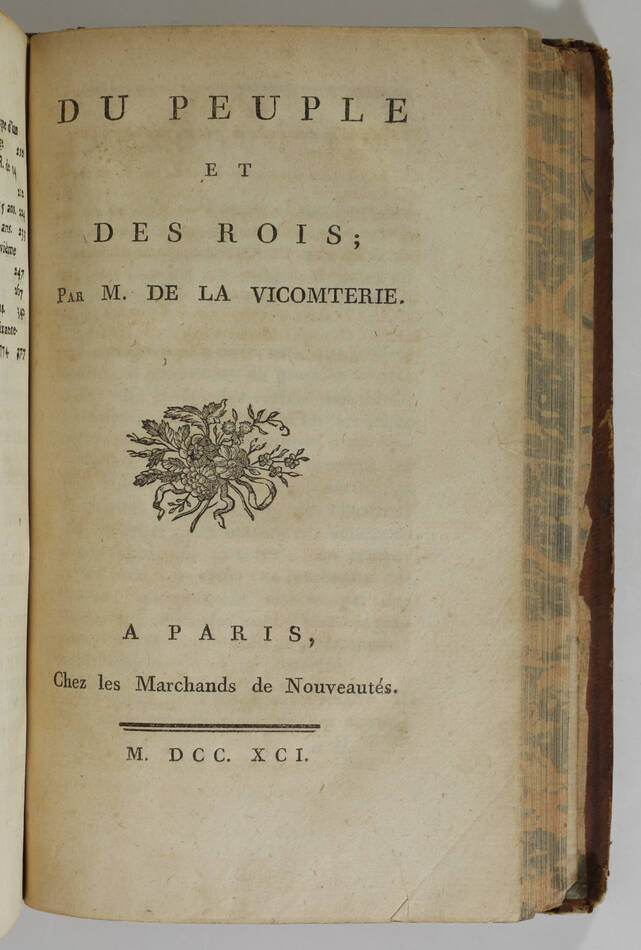 La Vicomterie - Crimes des rois de France - 1791 - Frontispice en couleurs - Photo 3, livre ancien du XVIIIe siècle