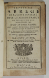 LEMAU de la JAISSE - 7e abrégé de la carte générale du militaire de France 1741 - Photo 2, livre ancien du XVIIIe siècle