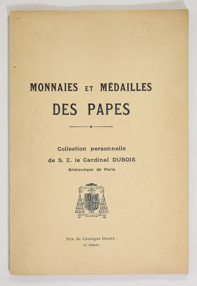 PLATT - Monnaies et médailles des papes - Collection Dubois (Vers 1930) - Photo 0, livre rare du XXe siècle