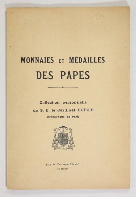 PLATT - Monnaies et médailles des papes - Collection Dubois (Vers 1930) - Photo 0, livre rare du XXe siècle