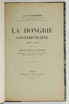 EISENMANN - La Hongrie contemporaine (1867-1918) - 1921 - Photo 1, livre rare du XXe siècle