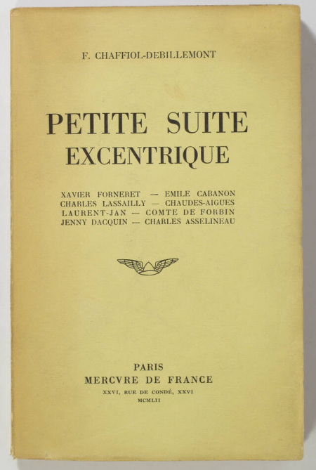 CHAFFIOL-DEBILLEMONT - Petite suite excentrique - 1952 - Photo 0, livre rare du XXe siècle