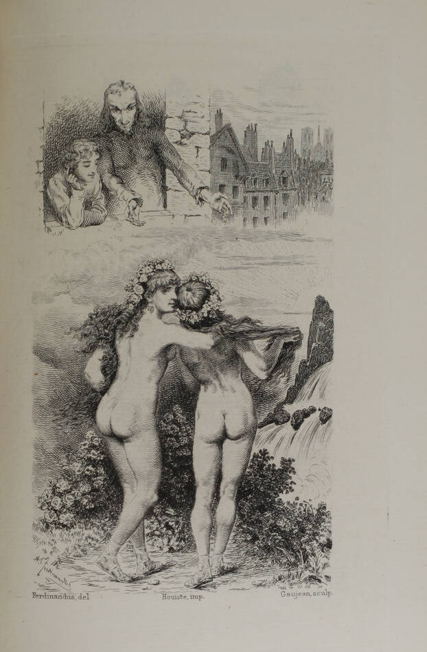 Léon CLADEL - L amour romantique - 1882 - Rel. signée en maroquin - Eaux-fortes - Photo 2, livre rare du XIXe siècle