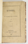 Marquis de CUSTINE - Ethel - Bruxelles, 1839 - 2 volumes - Photo 1, livre rare du XIXe siècle