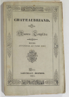 CHATEAUBRIAND. Moïse