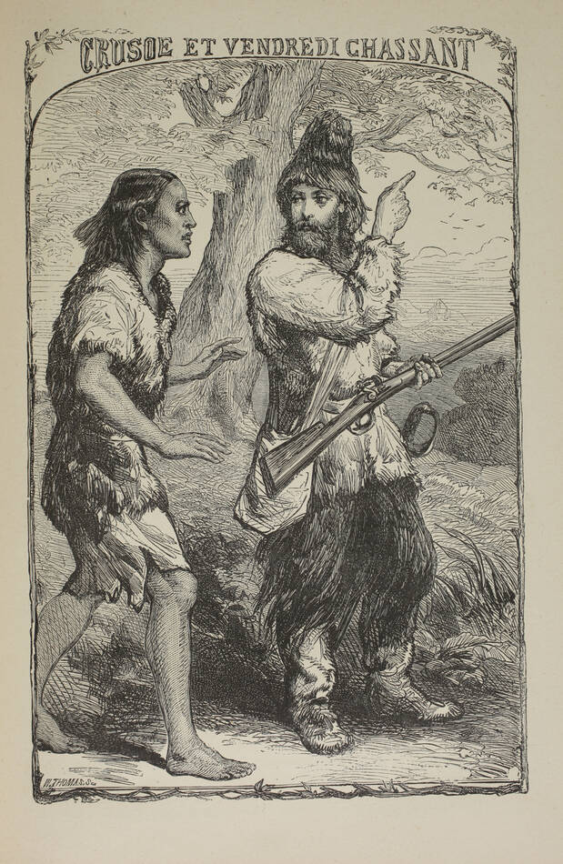 de FOE - Aventures de Robinson Crusoé - Firmin-Didot - (Vers 1865) - Gravures - Photo 0, livre rare du XIXe siècle