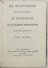 OLAVIDE - Evangelio en triunfo historia de un filosofo desenganado 1802 - 4 vol. - Photo 1, livre ancien du XIXe siècle