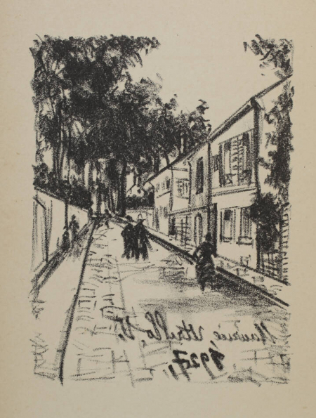 BOVE - Bécon-les-Bruyères 1927 - Lithographie d'Utrillo - Photo 0, livre rare du XXe siècle