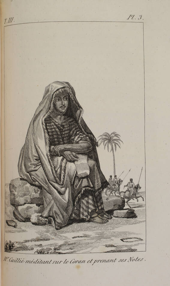 René CAILLIE - Voyage à Tombouctou et Jenné - 1830 - 3 volumes - Planches - Photo 4, livre rare du XIXe siècle