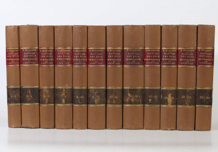 BARANTE - Histoire des ducs de Bourgogne de la maison de Valois - 1824 - 12 vol. - Photo 0, livre rare du XIXe siècle