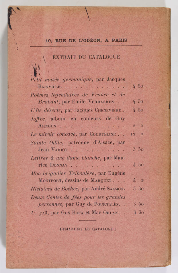 COCTEAU - Le Potomak - 1919 - Numéroté - Edition originale - Photo 3, livre rare du XXe siècle