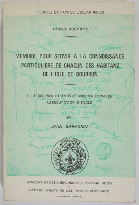 [Réunion] BOUCHER - Mémoire des habitants de l'Isle de Bourbon - 1978 - Barassin - Photo 0, livre rare du XXe siècle