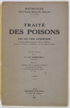 MAIMONIDE. Traité des poisons. Avec une table alphabétique de noms pharmaceutiques arabes et hébreux d'après le traité des synonymies de M. Clément-Mullet. Traduction française par le Dr. I.-M. Rabbinowicz (1818-1893)