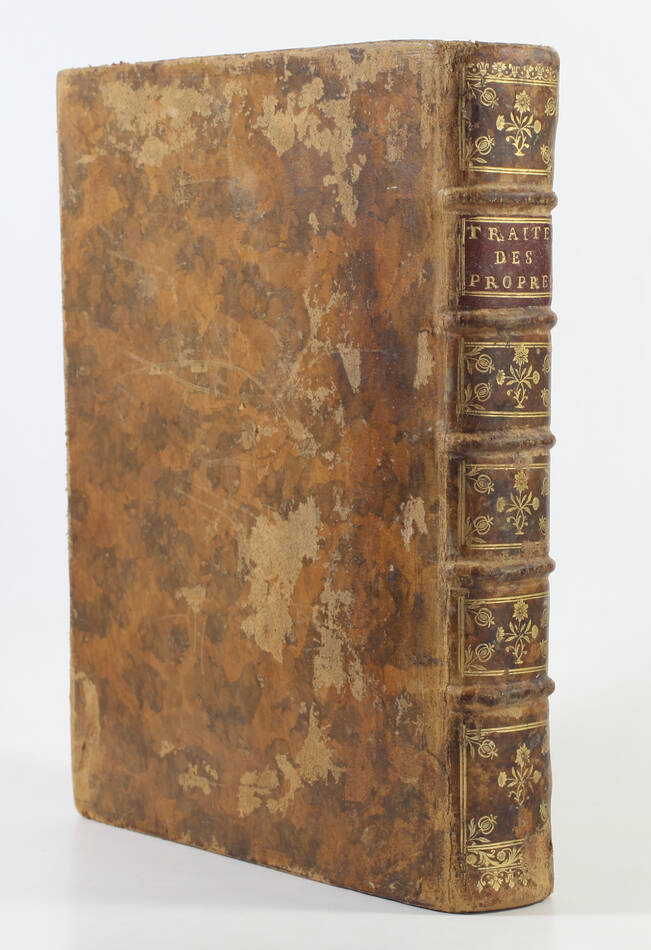 RENUSSON Traité des propres réels, reputez réels et conventionnels - 1733 - In-4 - Photo 0, livre ancien du XVIIIe siècle
