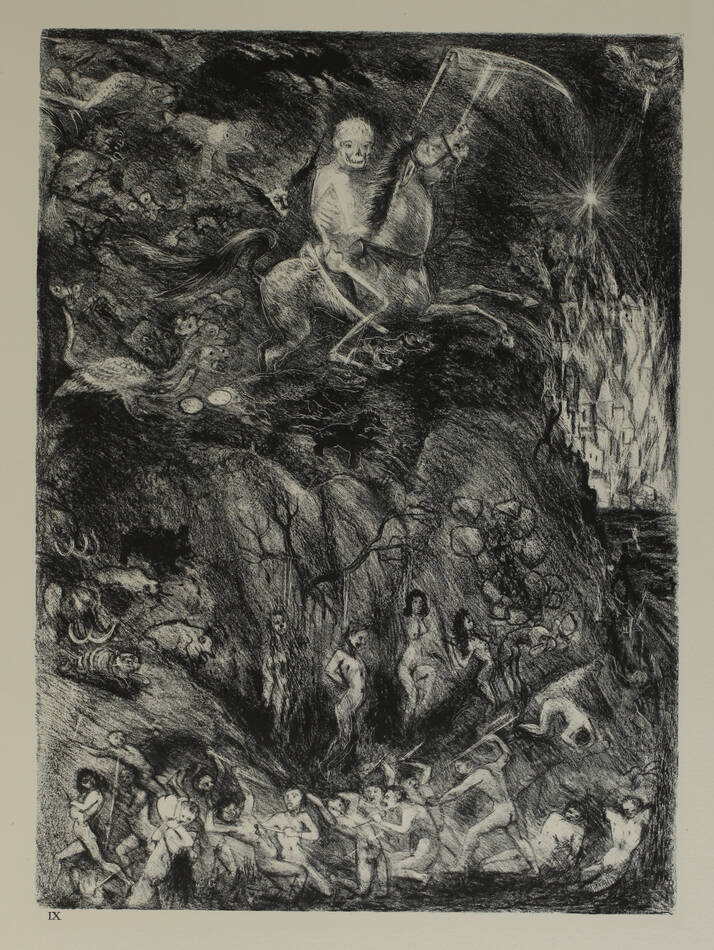 SAINT-JEAN L apocalypse - 1945 - 20 lithographies de Goerg - Très grand in-folio - Photo 5, livre rare du XXe siècle
