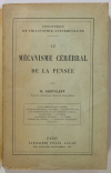 KOSTYLEFF - Le mécanisme cérébral de la pensée - 1914 - Photo 0, livre rare du XXe siècle