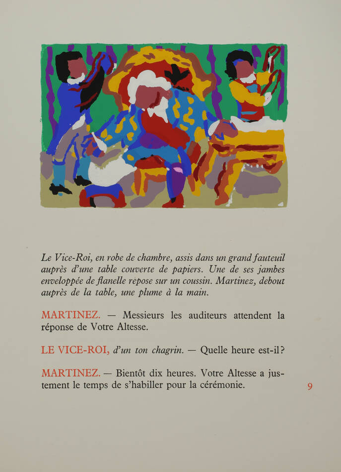 MERIMEE - Le carrosse du Saint-Sacrement - 1950 - Ambrogiani + dessin signé - Photo 5, livre rare du XXe siècle