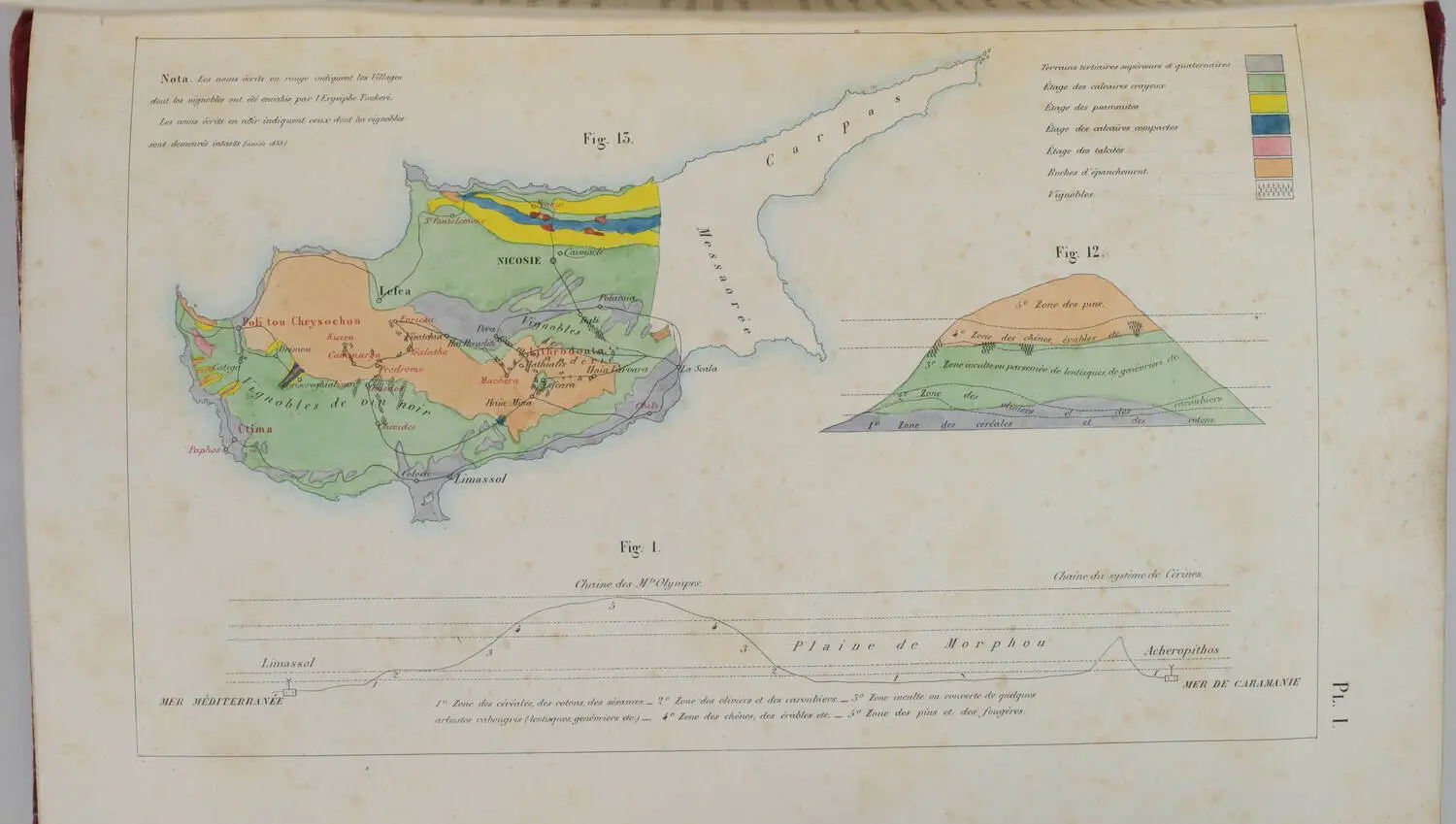 GAUDRY - Recherches scientifiques en Orient - 1855 - Photo 4, livre rare du XIXe siècle