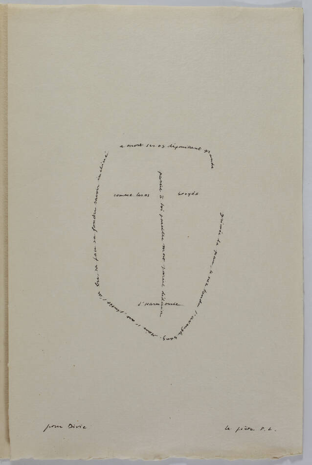 LECUIRE - Sonnets funèbres - 1975 - Gravures d Aguayo + Calligramme manuscrit - Photo 0, livre rare du XXe siècle