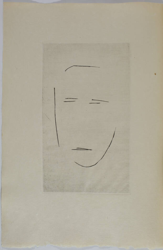 LECUIRE - Sonnets funèbres - 1975 - Gravures d Aguayo + Calligramme manuscrit - Photo 11, livre rare du XXe siècle