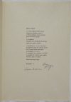 LECUIRE - Sonnets funèbres - 1975 - Gravures d Aguayo + Calligramme manuscrit - Photo 4, livre rare du XXe siècle