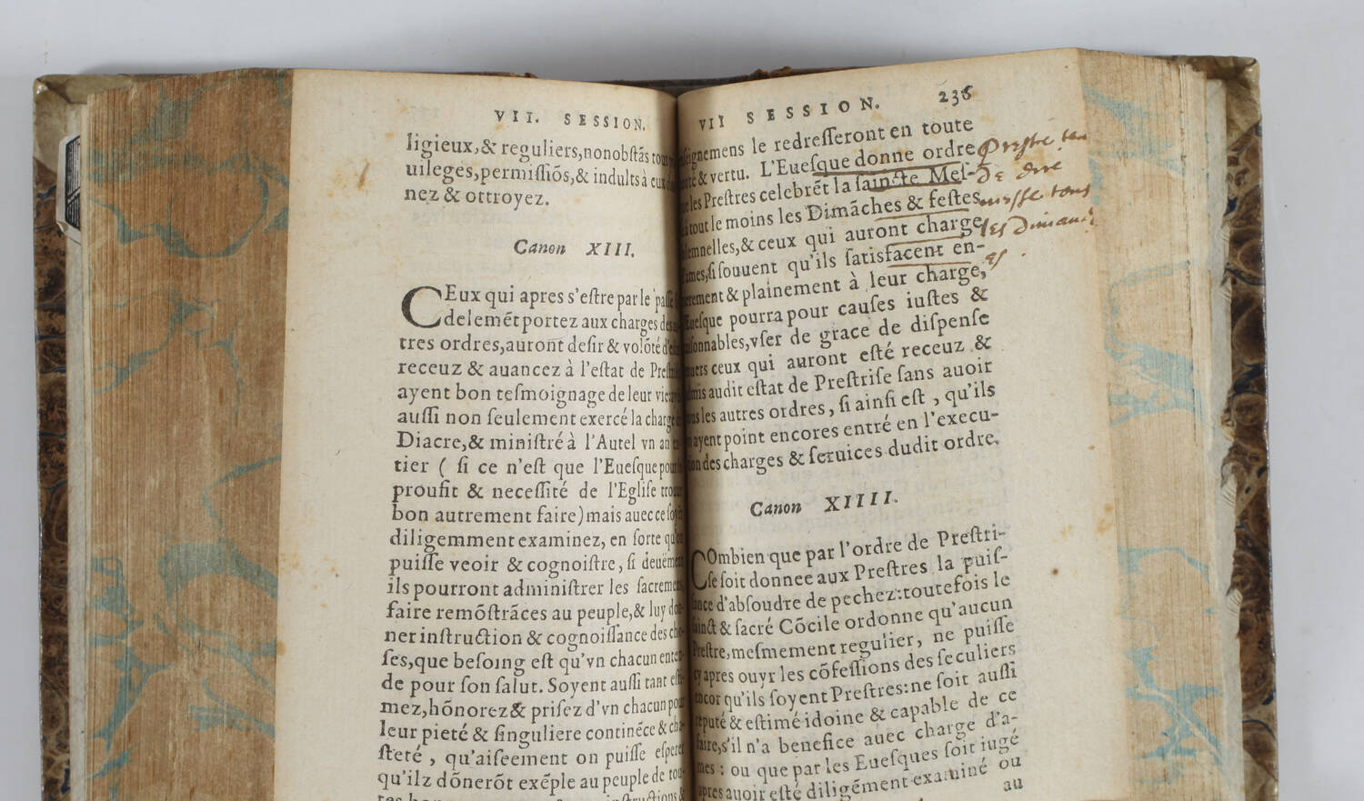 Gentian HERVET - Le sainct concile de Trente - Lyon, Benoist Rigaud, 1595 - Photo 3, livre ancien du XVIe siècle