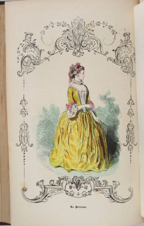 Autrefois ou le bon vieux temps, types français du 18e siècle - Challamel (1842) - Photo 4, livre rare du XIXe siècle