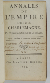 Voltaire - Annales de l empire depuis Charlemagne - 1753 - 2 vol. - ex-libris ms - Photo 0, livre ancien du XVIIIe siècle